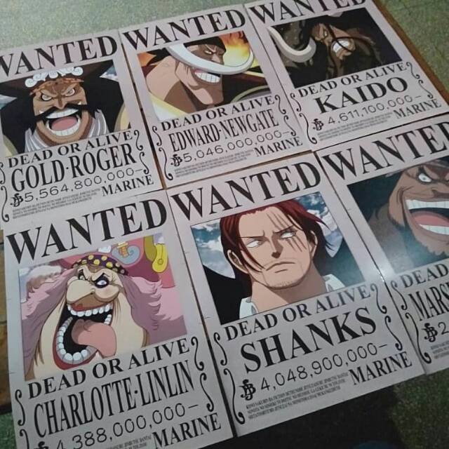 Áp Phích In Hình Nhân Vật Truyện Tranh One Piece