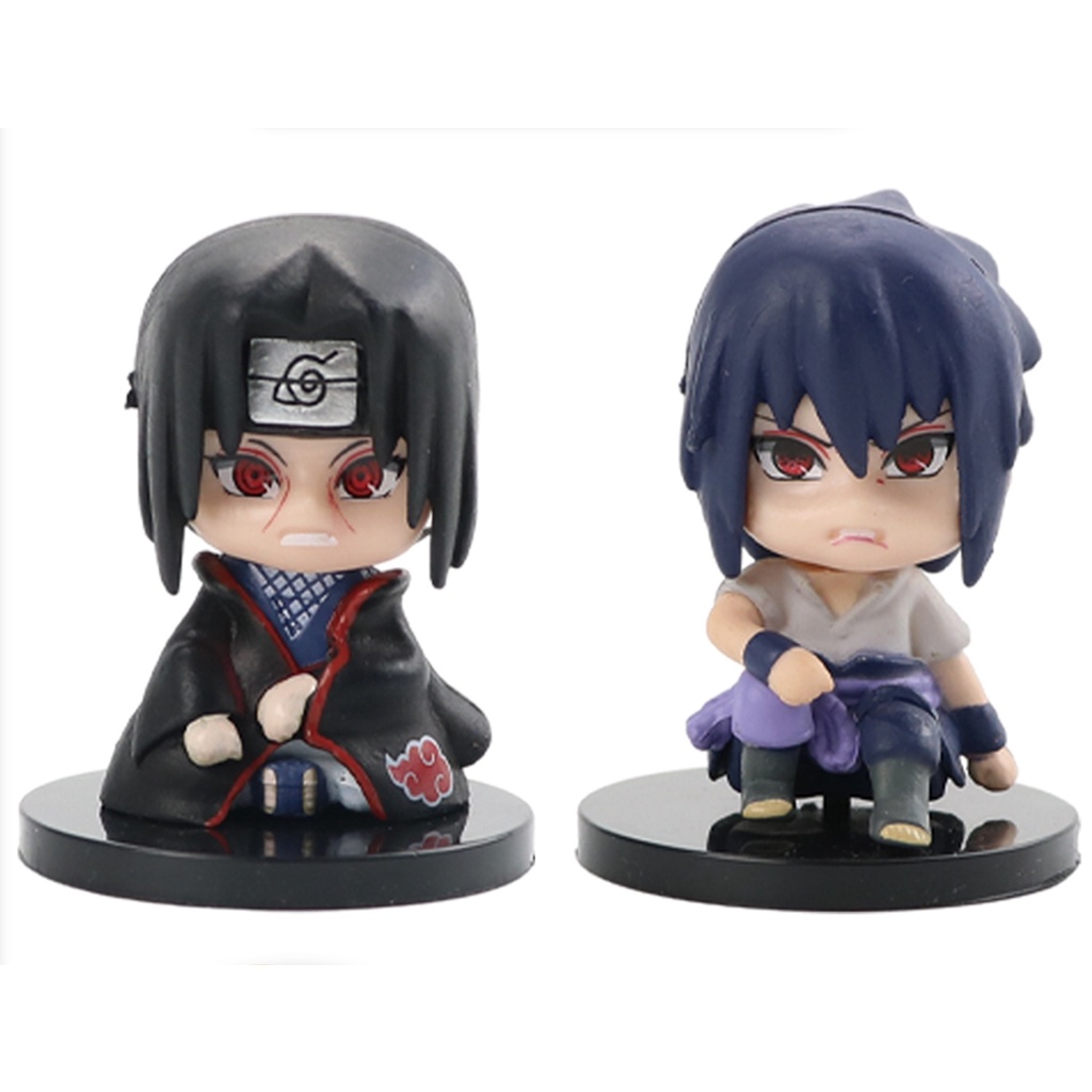 Mô hình để bàn 6 nhân vật Naruto phong cách ChiBi cao 6cm - NTR02