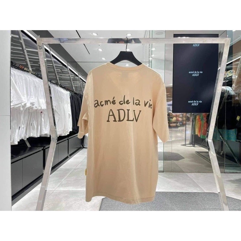 Áo thun nam nữ ADLV Glossy Basic Begie