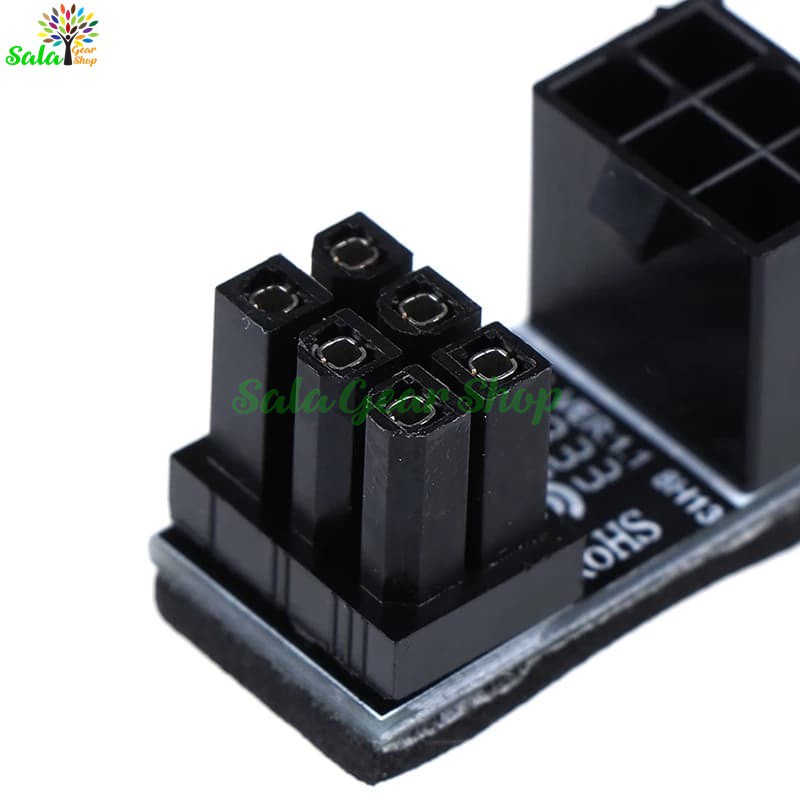 Chuyển góc cắm 180 độ dây nguồn VGA 6pin và 8pin