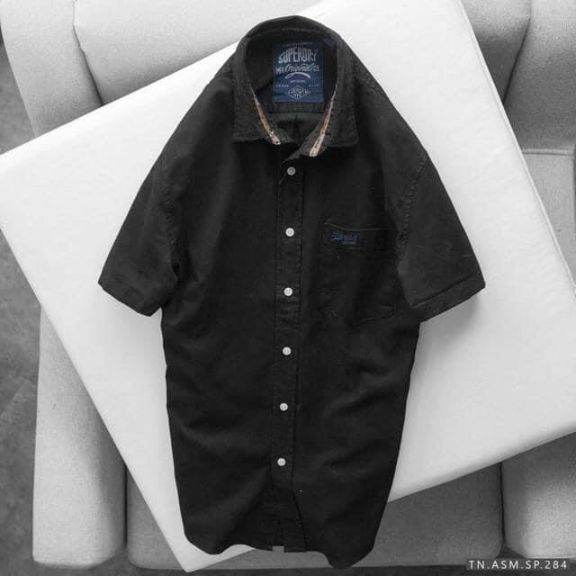 Áo sơ mi cộc tay kaki thêu túi ÁMCT04 | BigBuy360 - bigbuy360.vn