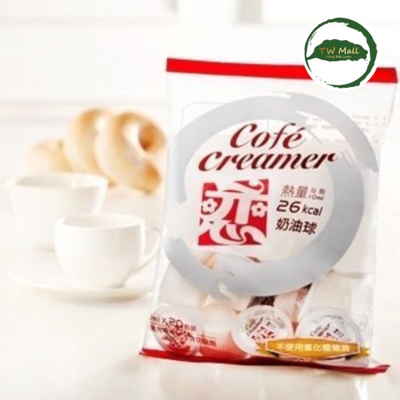 Túi zip 10 hộp sữa kem Cofé Creamer Creation Food Đài Loan 10ml x 10 - TW MALL
