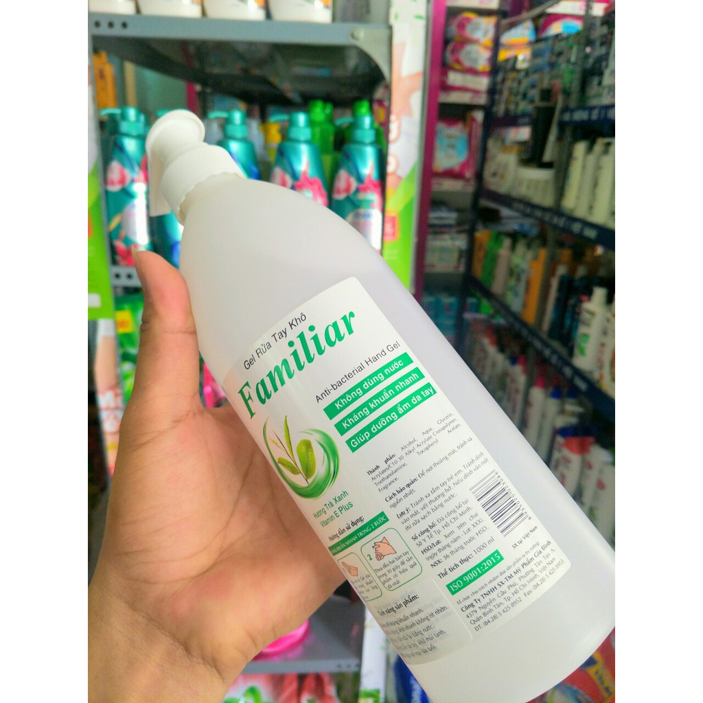 Gel rửa tay khô khoáng khuẩn Familiar 1000ml | BigBuy360 - bigbuy360.vn
