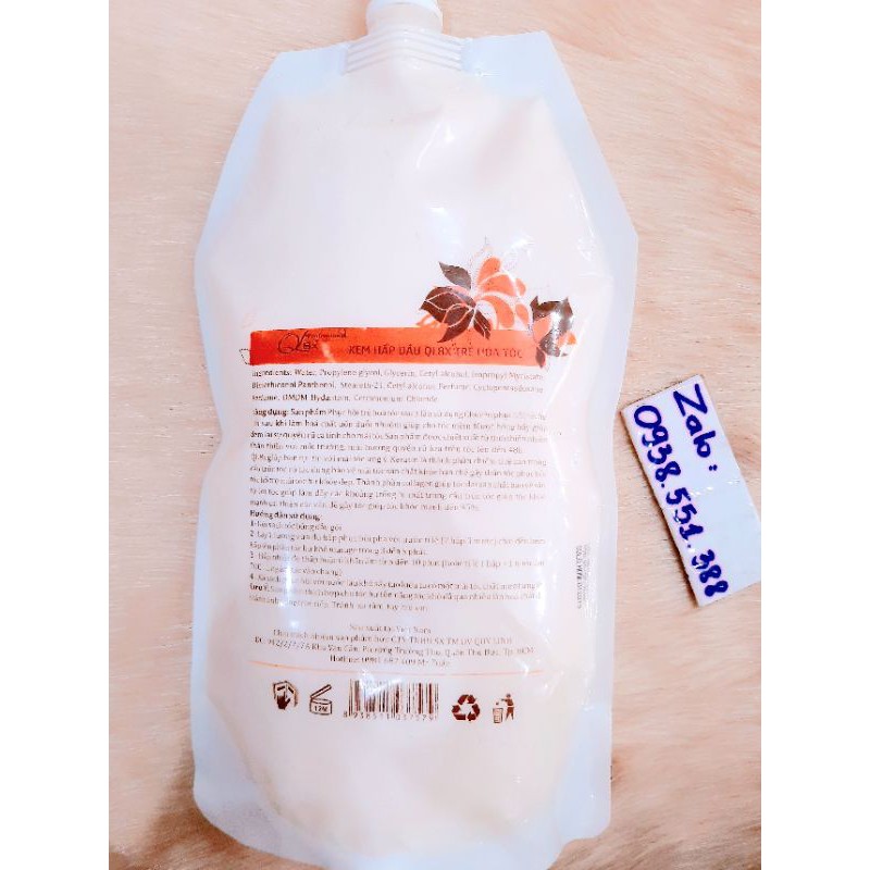 Hấp dầu Kem Ủ Tóc ql8x túi trẻ hóa tóc siêu thơm bóng mượt phục hồi tóc chắc khỏe Collagen Plex QL8X 1000ml