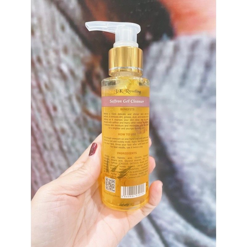 Gell Sữa rửa mặt saffron