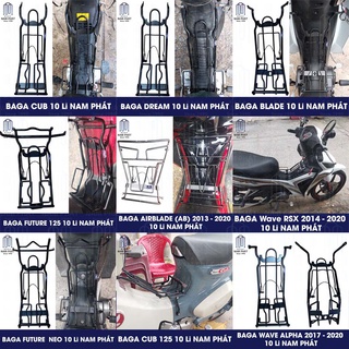 ✳♞❀baga giữa xe honda 10 li wave rsx, alpha, dream, airblade, future neo, 125, cub c125, blade