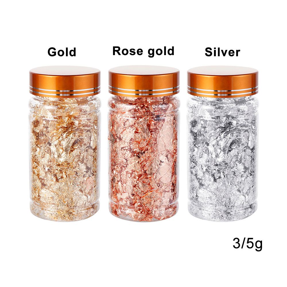 Hộp lá foil đổ khuôn resin dùng làm trang sức/đồ thủ công nhiều màu lựa chọn sáng bóng DIY