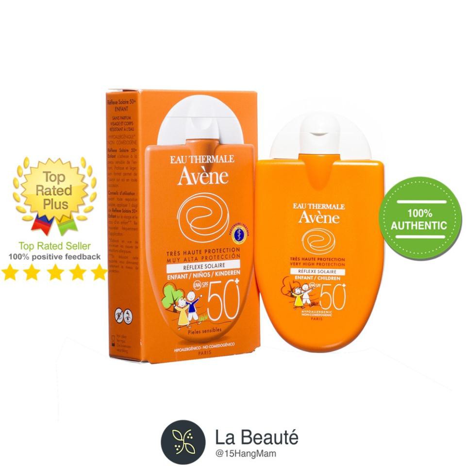 Avène Ré Flexe Solaire Enfant Spf 50+ - Kem Chống Nắng Vật Lý Cho Trẻ Em 30ml