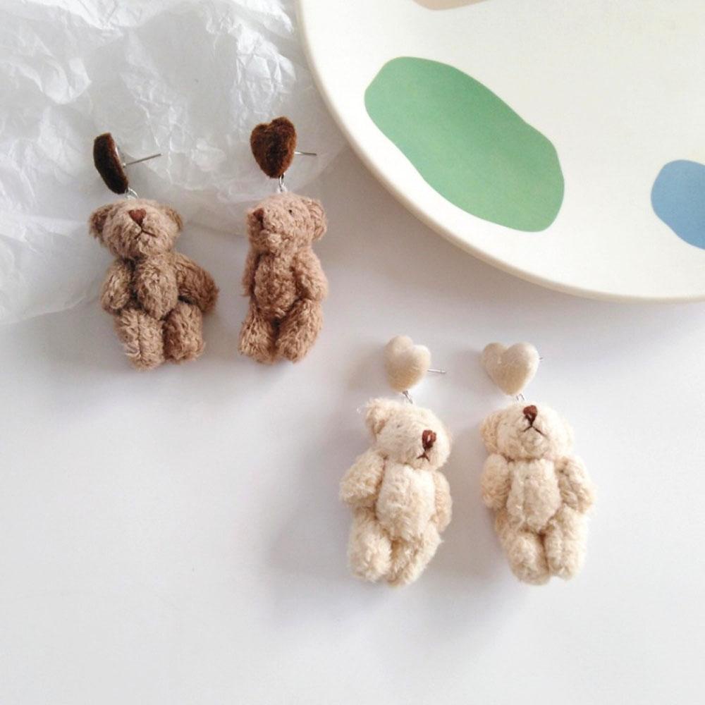 Bông Tai Hình Gấu Teddy Dễ Thương Dành Cho Nữ