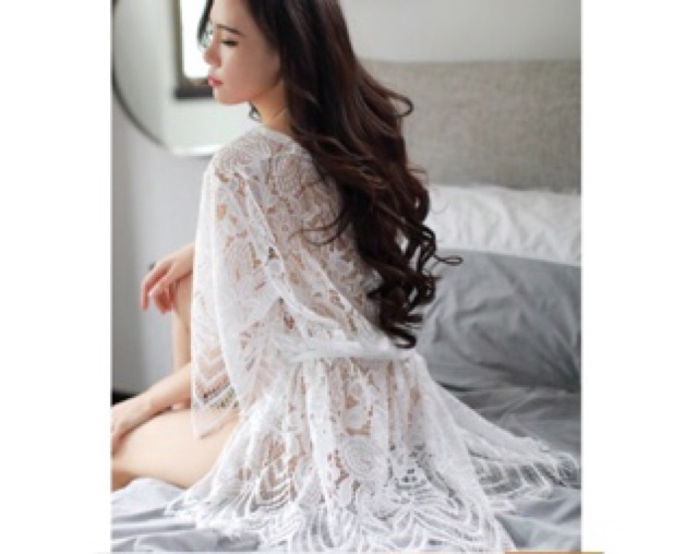 Choàng ren kèm bộ đồ sexy | BigBuy360 - bigbuy360.vn