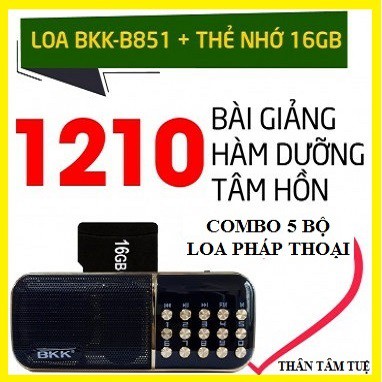 [Mã ELMS05 giảm 5% đơn 300k]COMBO 3,4,5 LOA PHÁP THOẠI 1210 BÀI HÀM DƯỠNG TÂM HỒN