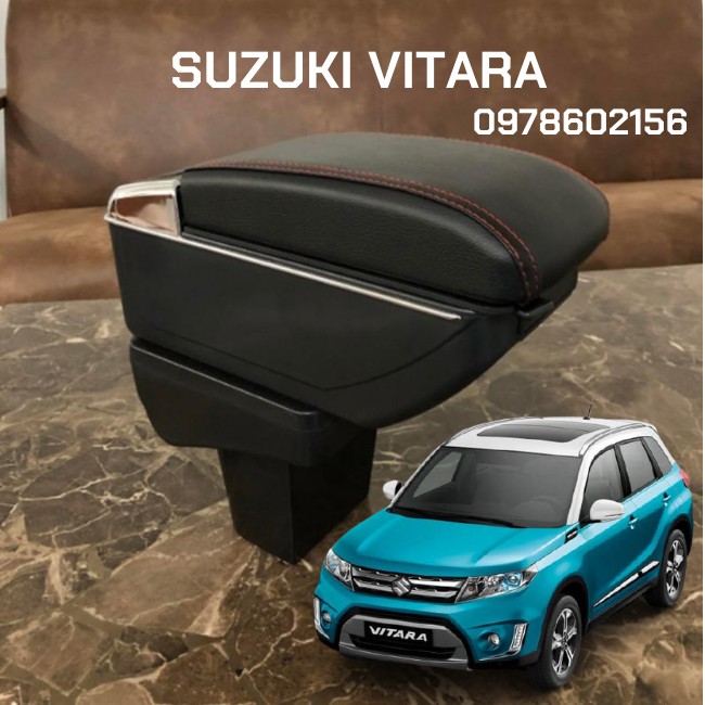 Hộp tỳ tay xe VITARA cao cấp tích hợp cổng sạc USB - Bảo hành 1 đổi 1 | BigBuy360 - bigbuy360.vn