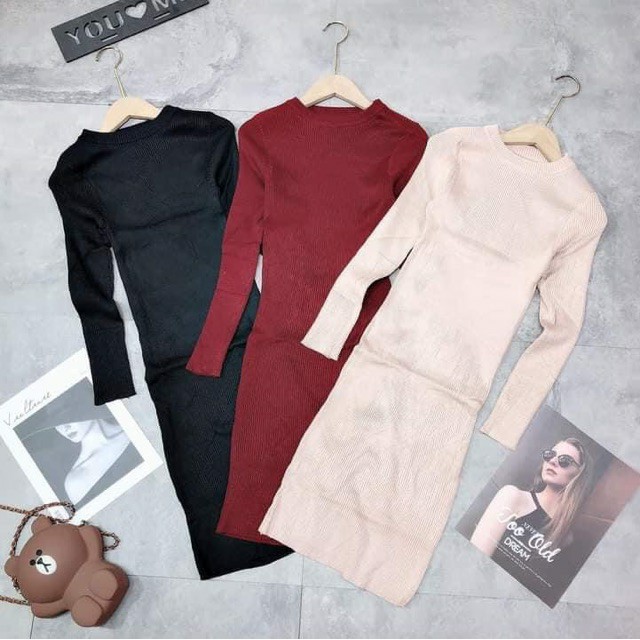 VÁY LEN TRƠN BODY CHO NỮ CHẤT COTON LEN TĂM | BigBuy360 - bigbuy360.vn