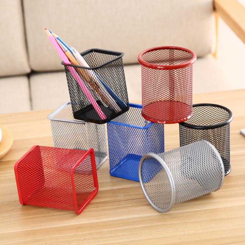 Giỏ Đựng Đồ Bằng Sắt Cao Cấp, Giỏ Sắt Đựng Bút Để Bàn