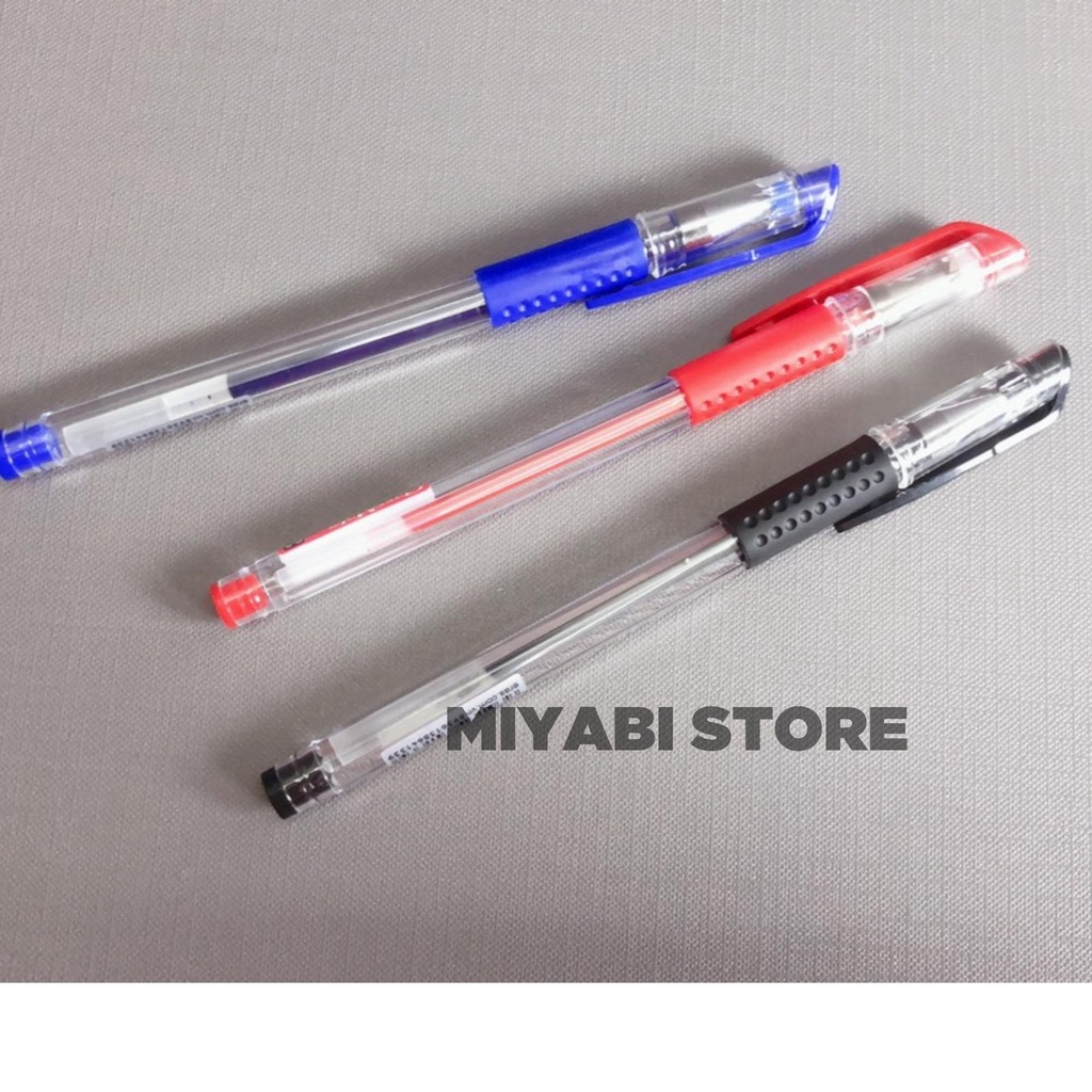 Bút bi nước xanh ,đen ,đỏ Eras ngòi 0.5mm – bút mực gel đen cao cấp văn phòng phẩm - Miyabi Store