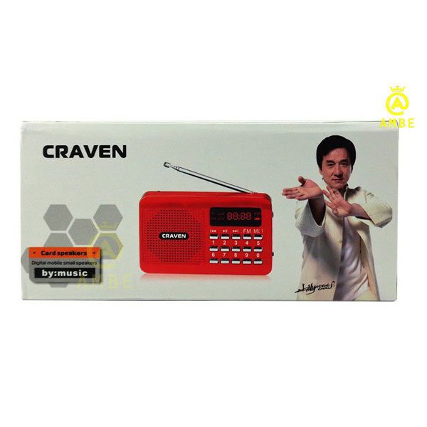 Đài kiêm loa nghe nhạc Craven CR 16