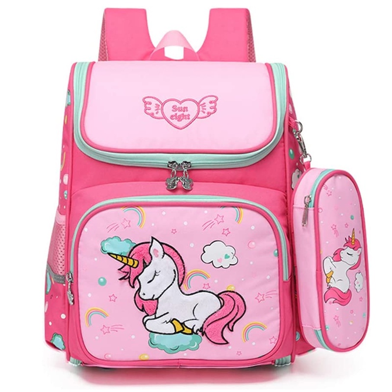 Ba Lô Học Sinh Chống Gù - Sun Eight ELV-2022 - Hình Kỳ Lân