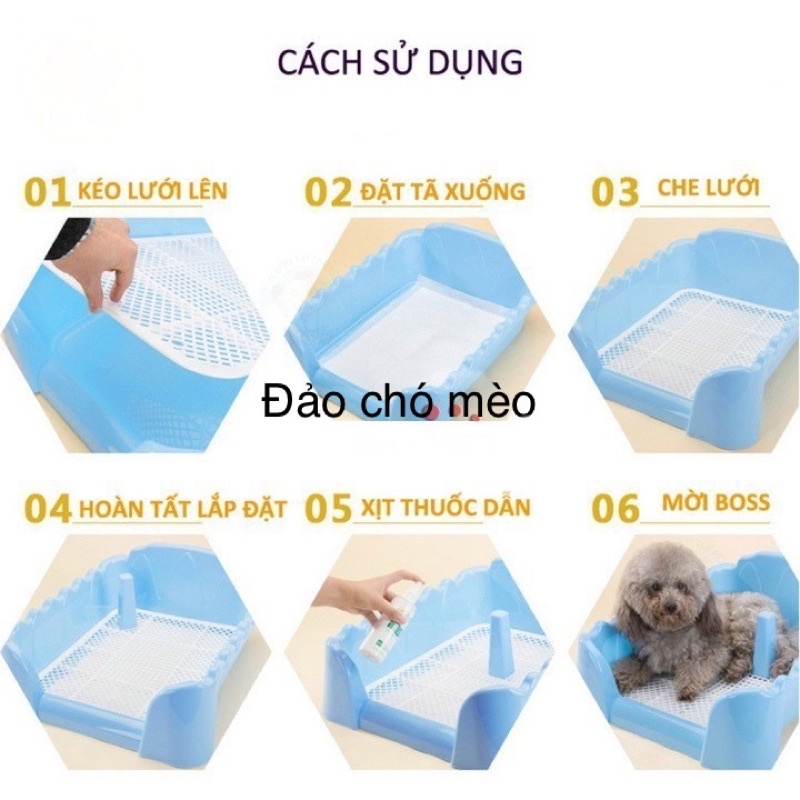 Miếng tã lót chuồng thú cưng, chó mèo,tã lót khay cho chó đi vệ sinh siêu thấm hút thoáng, giá rẻ - Đảo Chó Mèo