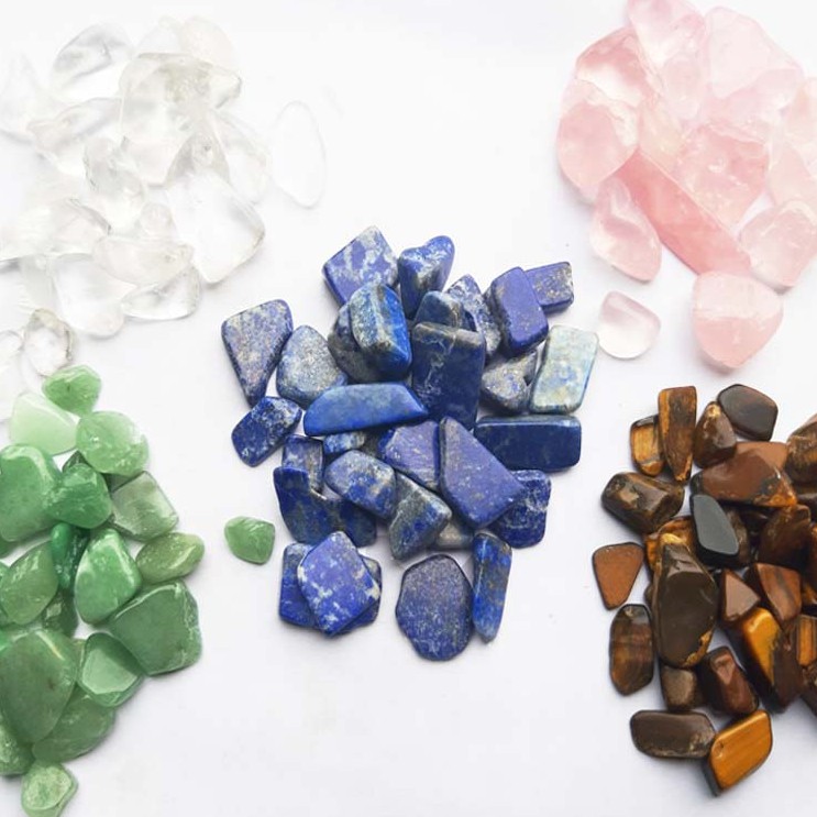 100g đá thanh tẩy chơi Tarot thạch anh vụn đủ màu ngũ hành phong thủy charka năng lượng gemstone for purification | BigBuy360 - bigbuy360.vn