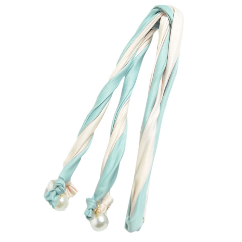 Băng Đô Tai Thỏ Mềm Mại Đính Ngọc Trai Dành Cho Nữ