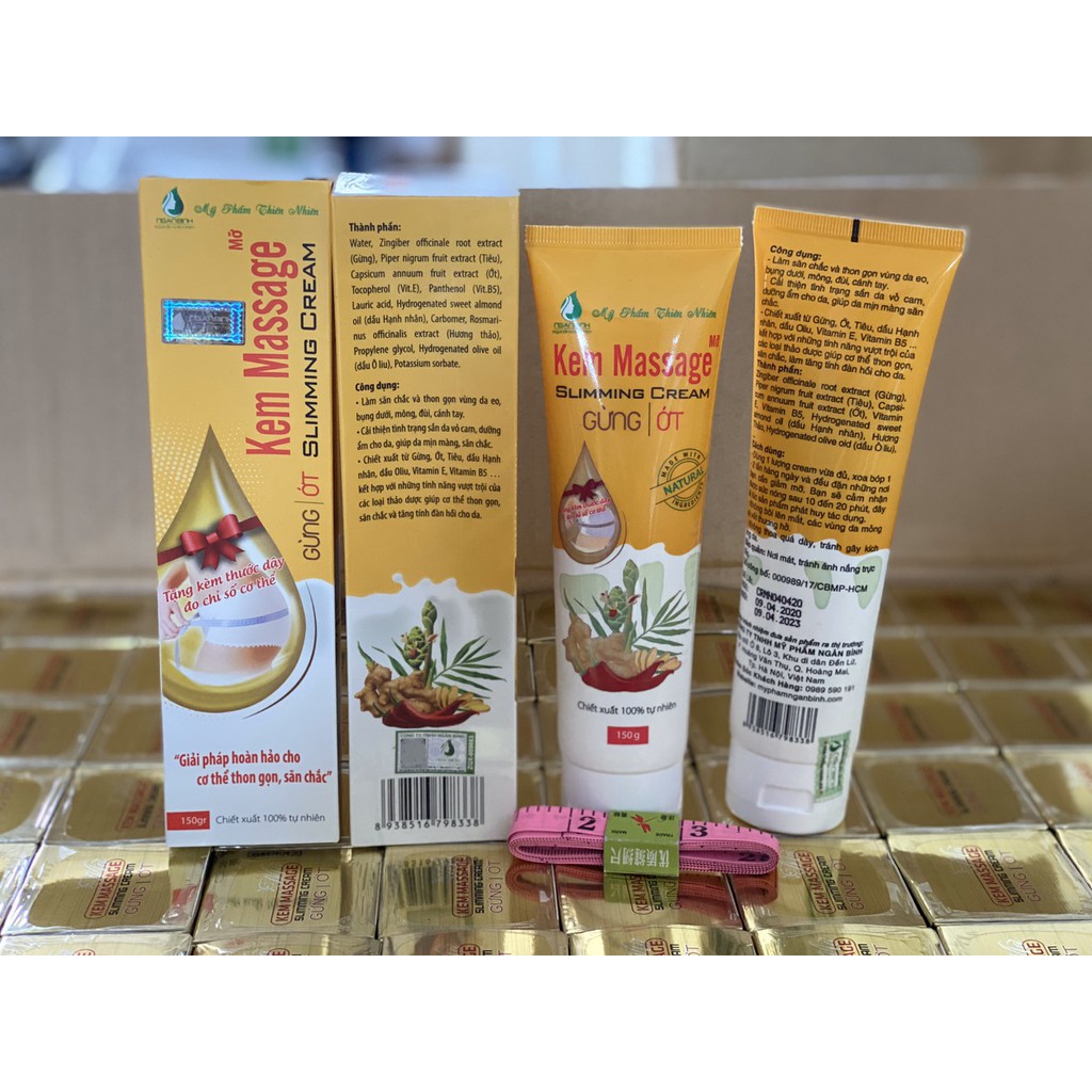 (Chính hãng ) Kem tan mỡ gừng ớt Ngân Bình, kem massage tan mỡ gừng ớt, Kem tan mỡ Ngân Bình | BigBuy360 - bigbuy360.vn