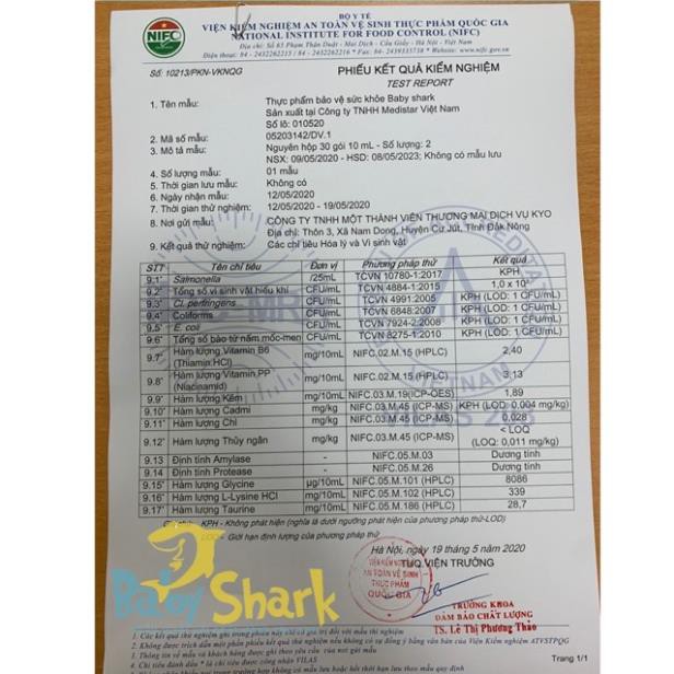 Baby Shark - Tăng cường hệ tiêu hóa, tăng cân cho trẻ