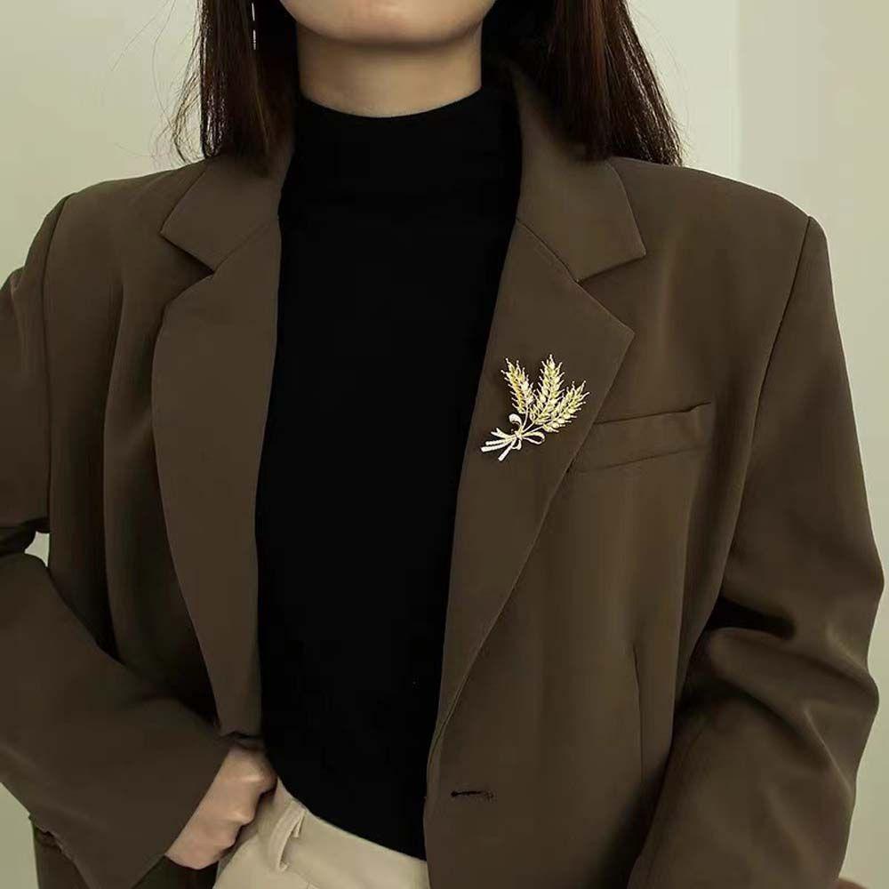 Mocho Huy Hiệu Cài Áo Bằng Hợp Kim Lúa Mì Tráng Men Sáng Tạo Cho