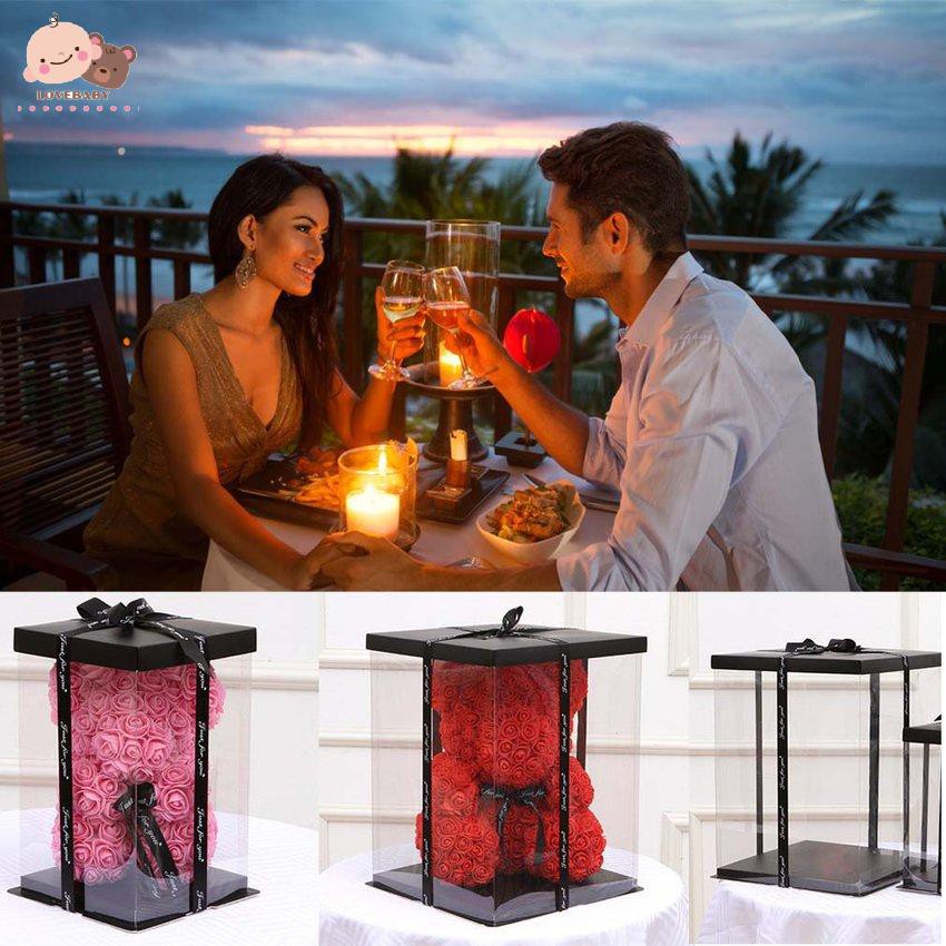 Hộp Rỗng Đựng Quà Tặng Gấu Bông / Hoa Hồng / Thỏ Đáng Yêu