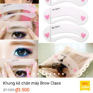 Khuôn kẻ chân mày Brow Class