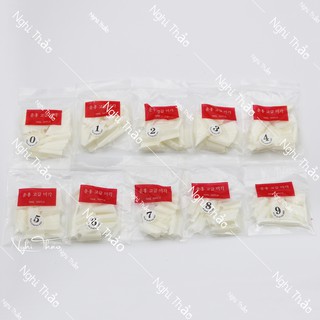 Móng tip tre , móng tip ống tre