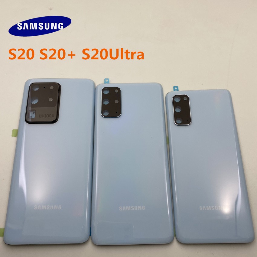 Vỏ thay nắp lưng kính Samsung S20 / S20 Plus / S20 Ultra với ống kính máy ảnh