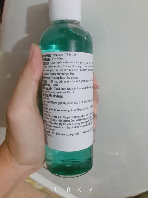 Nước giặt Hygiene túi 1.8 lít