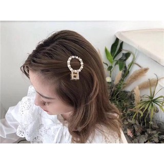 Set 3 kẹp tóc dính hạt mẫu mới siêu xinh