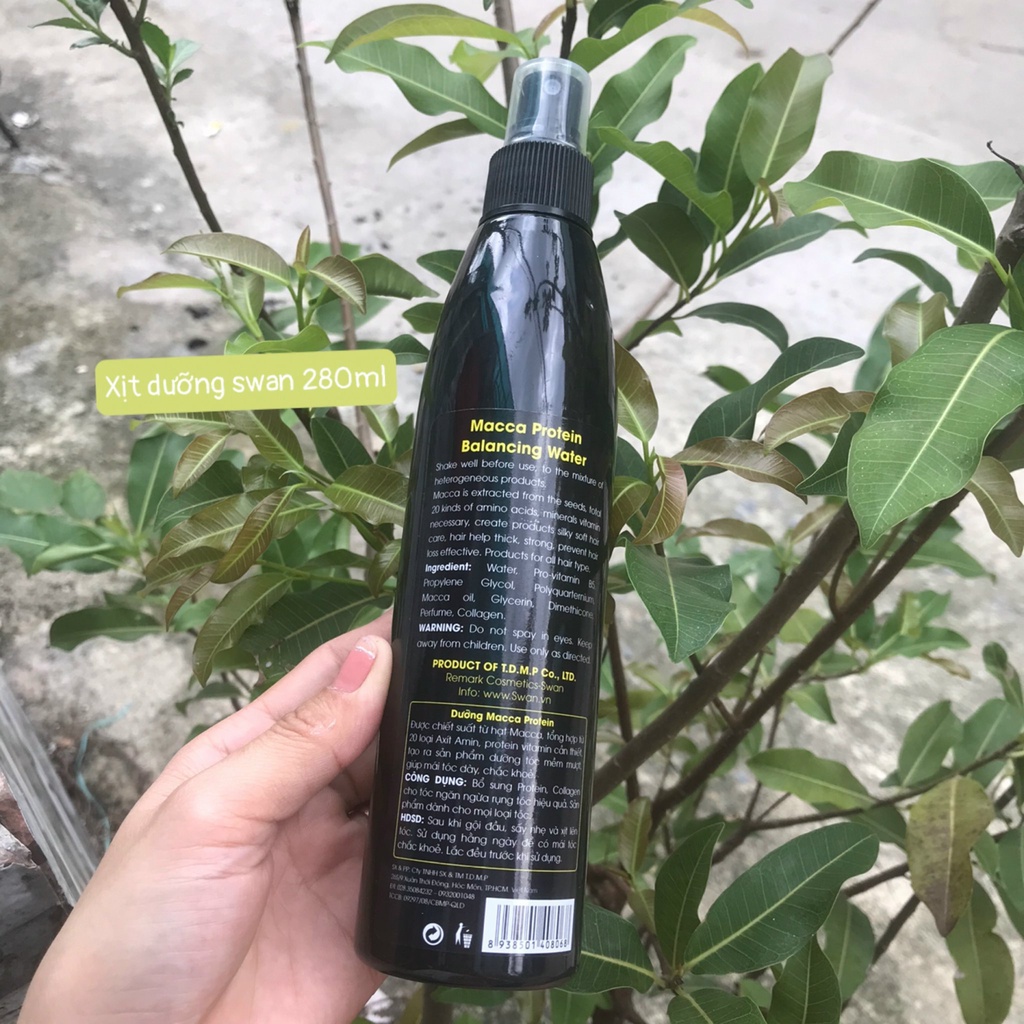 XỊT DƯỠNG CÂN BẰNG PH MACA PROTEIN SWAN 280ML