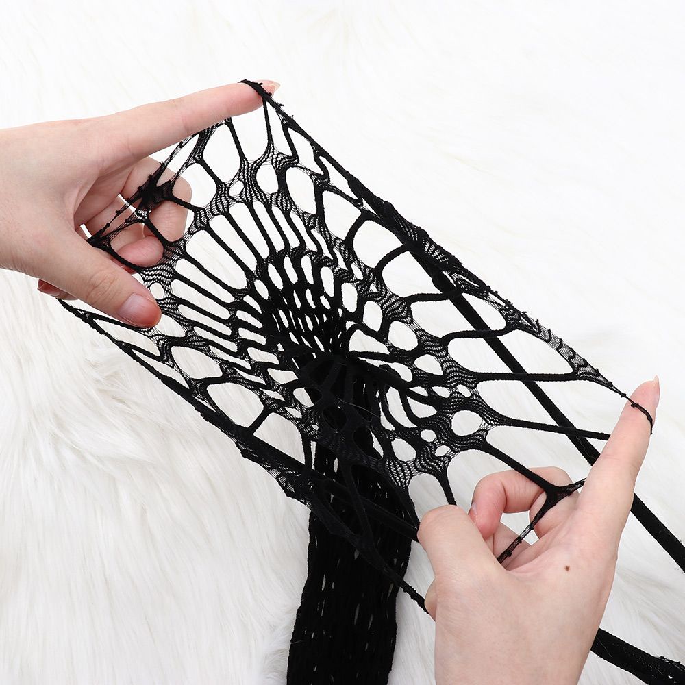 Quần vớ lưới màu đen phong cách Harajuku Nhật Bản quyến rũ thời trang cho nữ