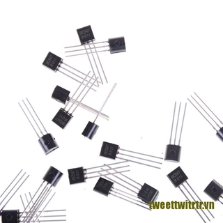 Bộ 50 Npn Đen Bc547 Bc547B 0.1a /