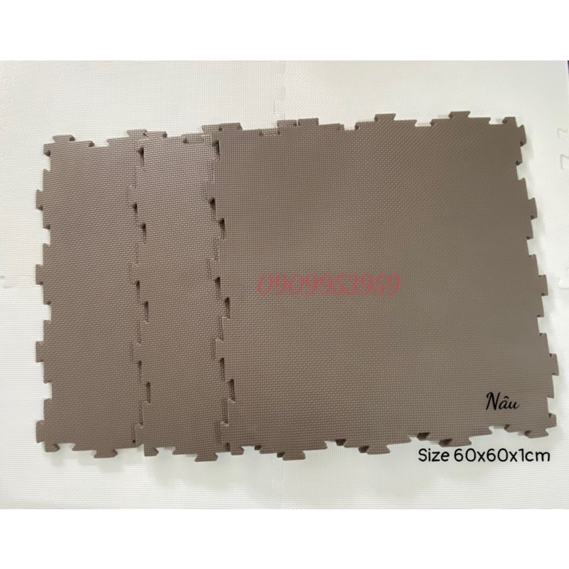 thảm lót sàn nâu kem 60×60×1cm(RT)