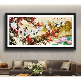 Tranh đính đá Phú Quý Bình An (khổ lớn)KT:150×70 cm -️ VS327
