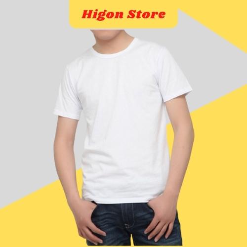 Áo 3 lỗ nam trắng trơn chất liệu cotton Higon thấm hút mồ hôi, áo sát nách nam HG-32