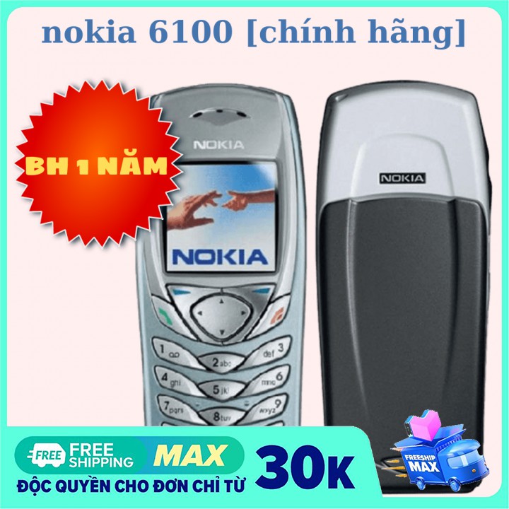 Điện Thoại Nokia 6100 - Có Pin Sạc
