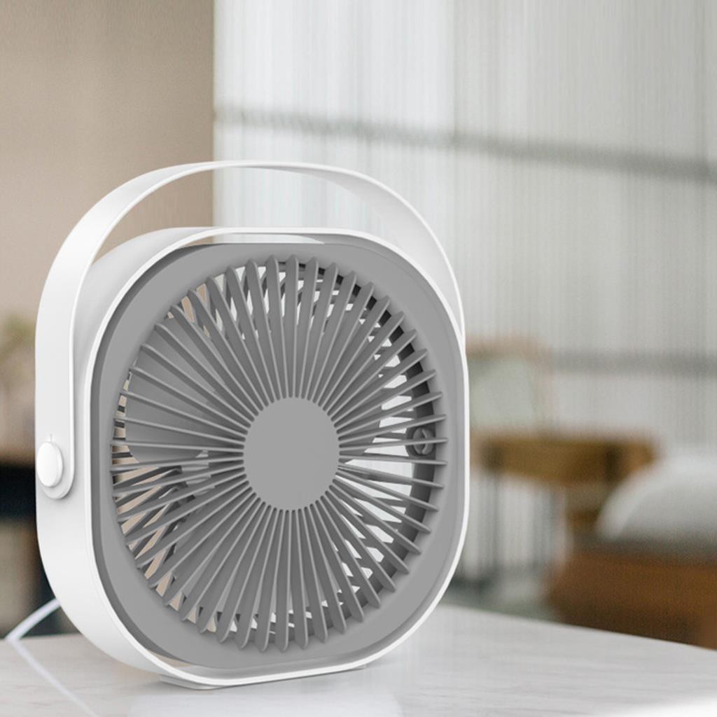 Quạt Mini Để bàn Làm Việc, Sạc Tích Điện, Kích Thước 20x20cm - Sang Trọng, Lịch Sự | BigBuy360 - bigbuy360.vn