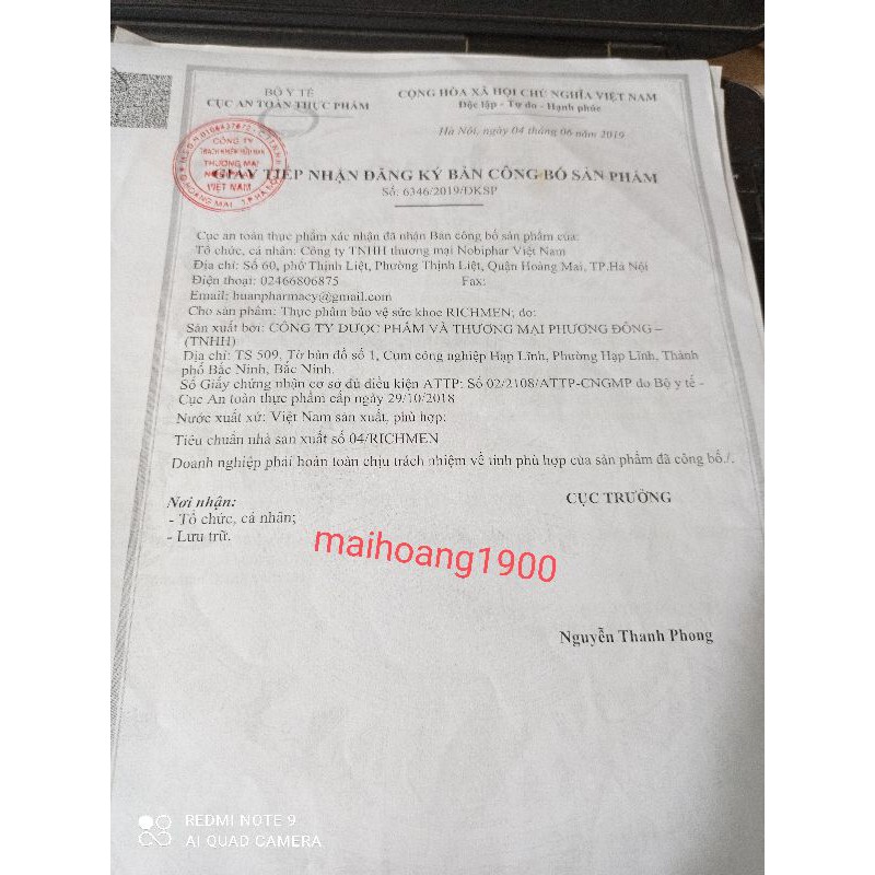 Bổ thận Richmen tăng cường bản lĩnh đàn ông