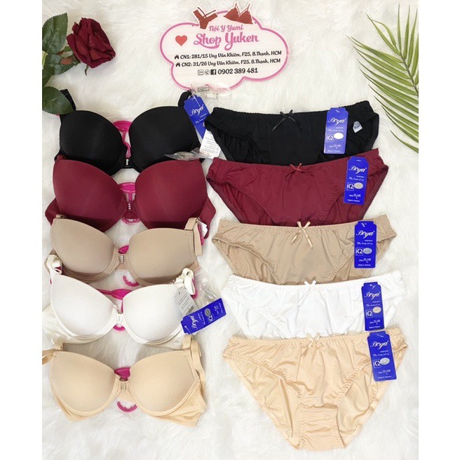 ♥️ Bộ Đồ Lót Nữ ♥️ Bộ Đồ Lót VNXK Siêu Nâng Tạo khe B001 Áo Ngực dày.Áo Lót Dày