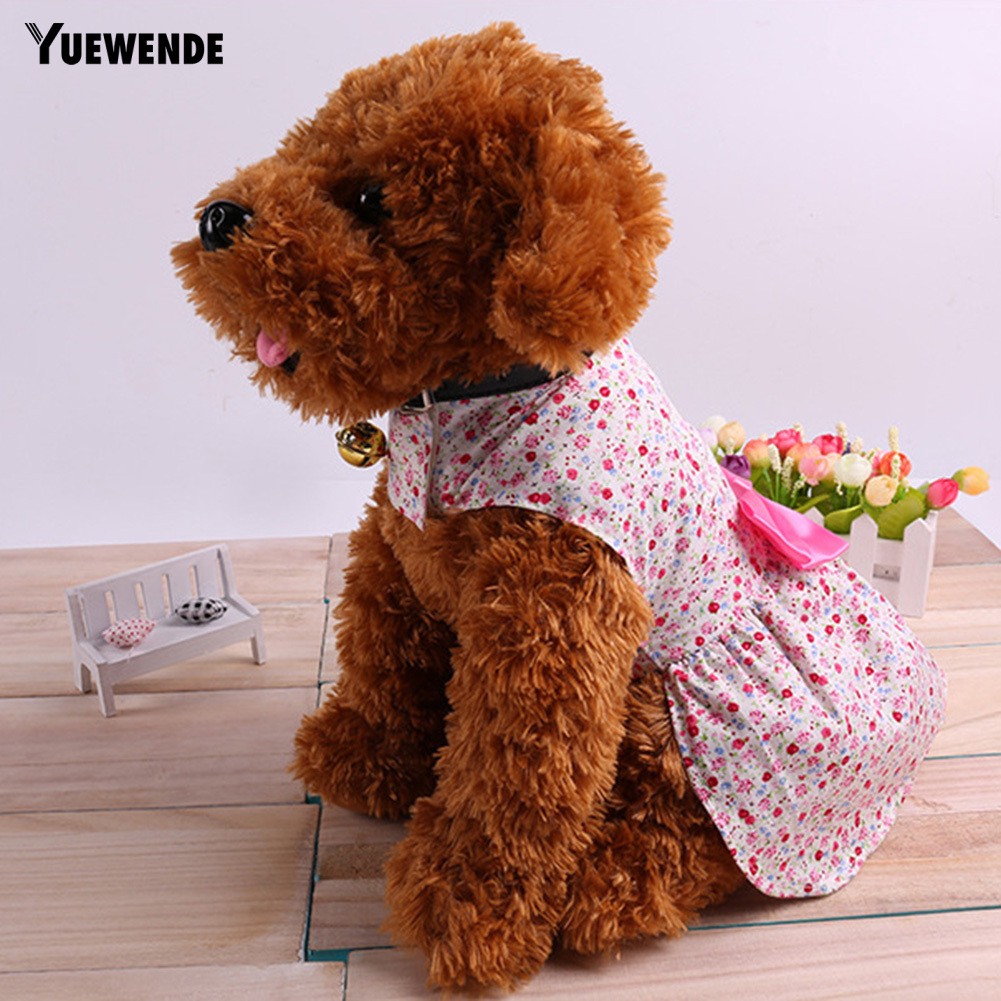 Váy Hoa Thắt Nơ Cho Thú Cưng