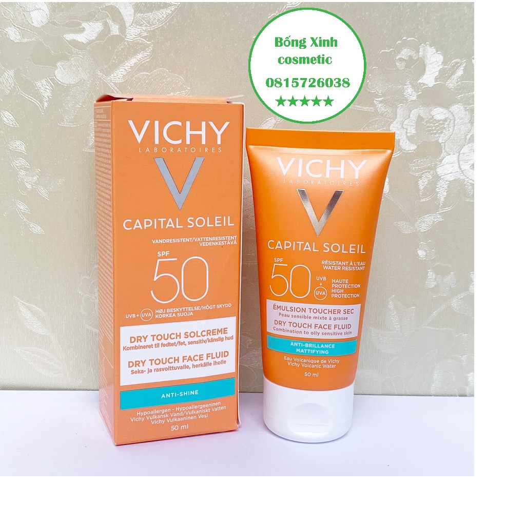 Kem Chống Nắng Vichy SPF 50 Ideal Soleil 50ml