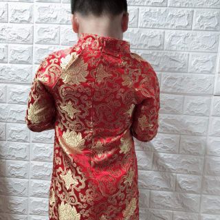 Combo áo dài cách tân bé trai