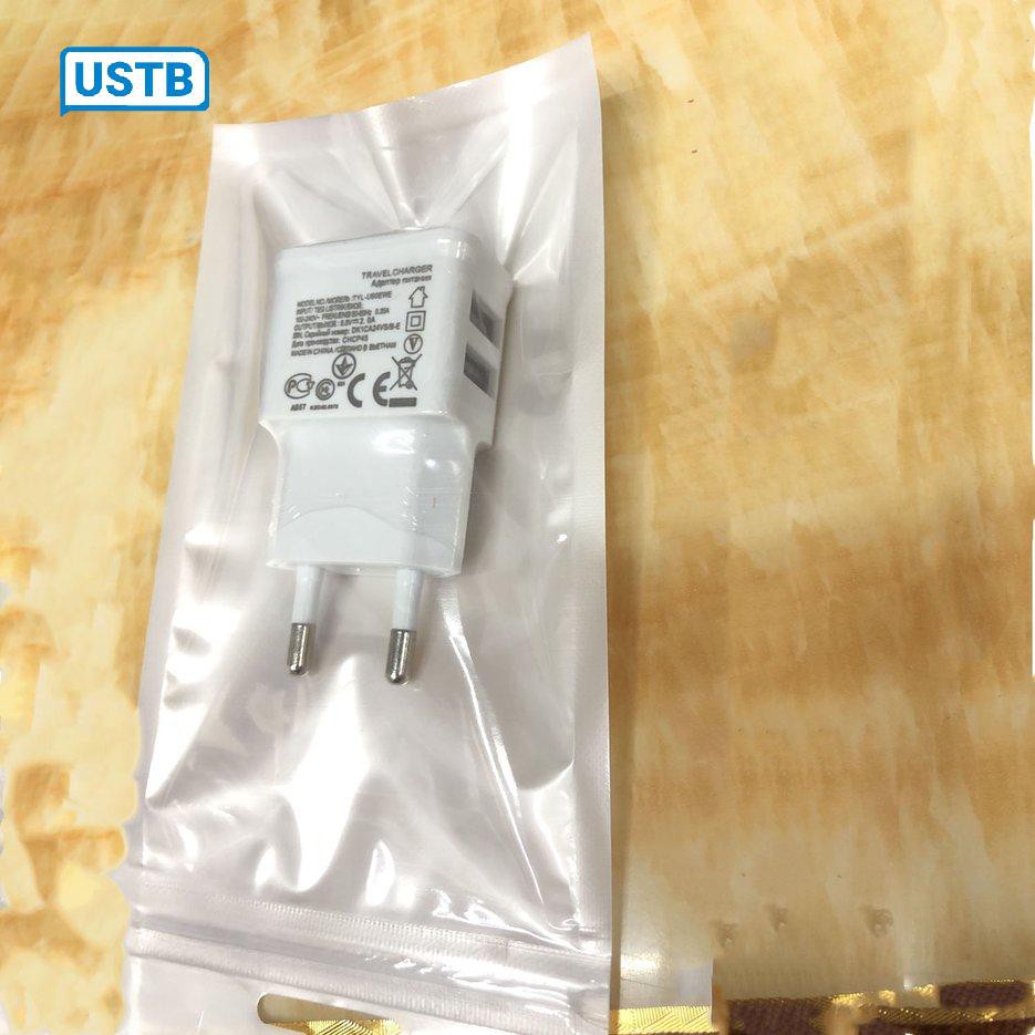 Củ sạc 2 cổng USB 5V chuyên dụng cho điện thoại, máy tính bảng