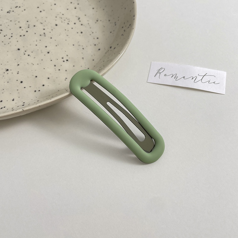 Kẹp tóc mái nữ màu trơn phong cách thời trang Hàn Quốc Haluco accessories KTM2