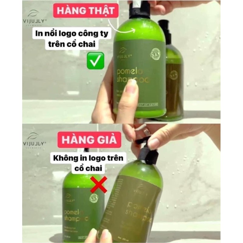 (TẶNG QUÀ 100% chính hãng) DẦU GỘI BƯỞI VIJULLY VI JULLY Shampoo 100% chính hãng