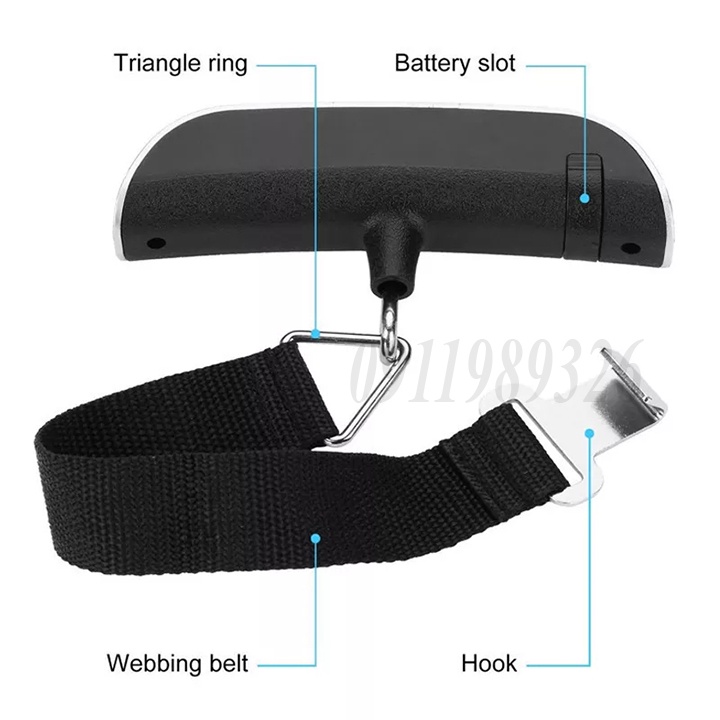 Cân điện tử ❤️FREESHIP❤️ cân điện tử dùng pin 50kg tặng kèm pin